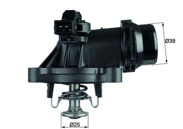 TERMOSTAT GOVDELI BMW N42 N43 N46 E90 E81 E87 E82 E46 E91 E92 E83 E84 E85 Z4 11537510959 - Image 1