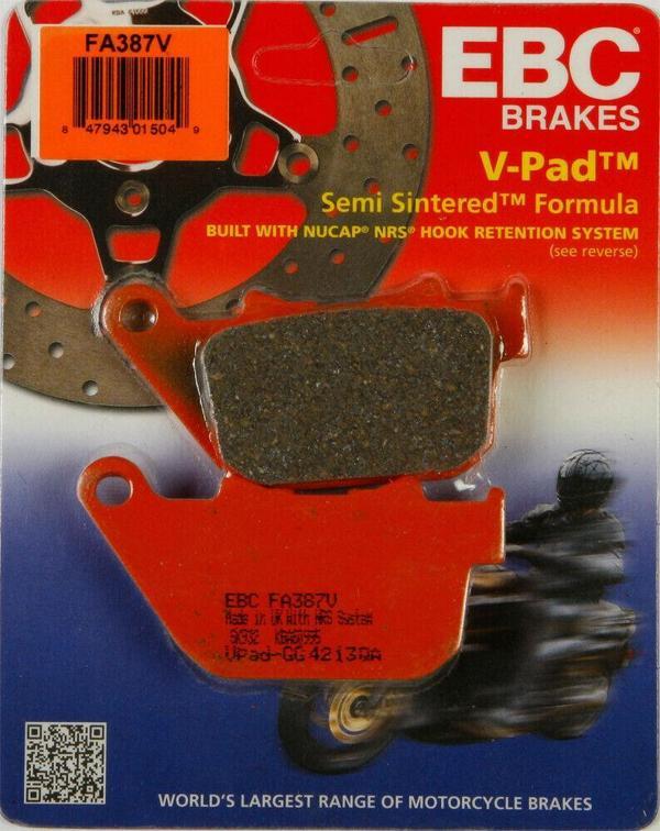 Ebc Fa387V 2010-2013 Harley-Davidson Sportster Forty-Eight Arka Fren Balatası - Image 1