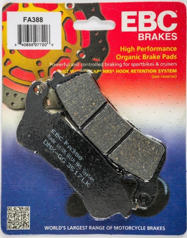 Ebc Fa388 2012-2014 Honda NC 700 DC Integra Uyumlu Ön Fren Balatası Organik Balata - Image 1