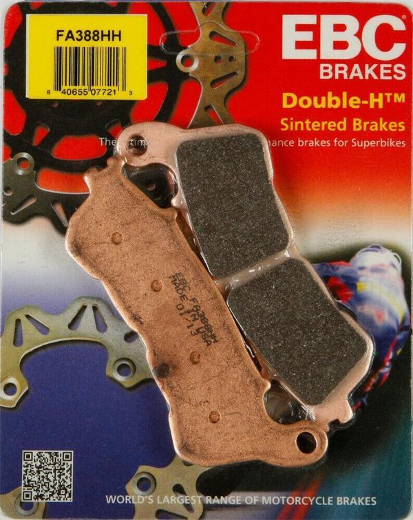 Ebc Fa388Hh 2004-2012 Honda CBF 600 Uyumlu Ön Fren Balatası Sinterli Balata (3 Piston Kaliper) - Image 1