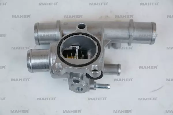 TERMOSTAT ALBEA 2003-2010 / DOBLO 2001-2010 / PALIO 2003-2007 / BRAVA 1996-2007 / BRAVO 1996-2007 / MAREA 1996-2007 / STILO 2002-2008 / 1.6 165 TEK DELİK KOMPLE CONTALI 88°C 46776217 - Image 1