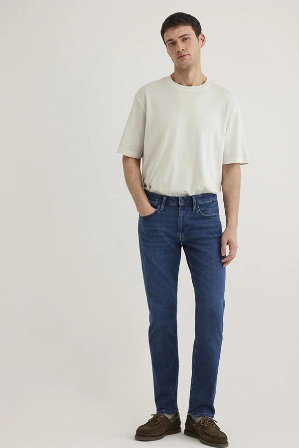 Mavi Erkek Marcus Sporty Jean Pantolon M0035182162 Koyu Mavi - Image 1