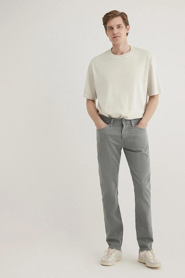 Mavi Erkek Marcus Comfort Gabardin Pantolon M0035180922 Gri - Image 1