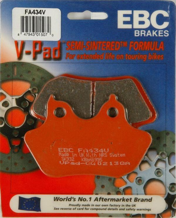 Ebc Fa434V 2006-2007 Harley-Davidson Softail Standard FXSTI Arka Fren Balatası - Image 1