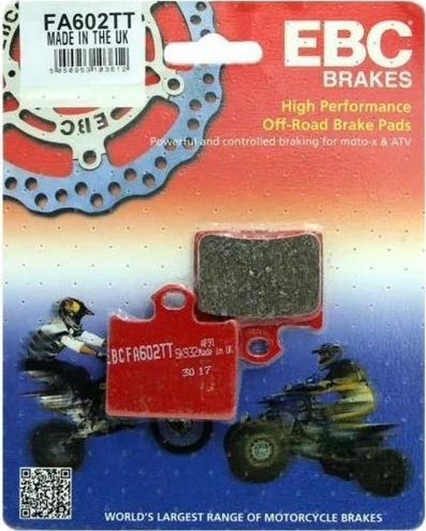 Ebc Fa602Tt 2011-2020 KTM 85 SX Uyumlu Arka Fren Balatası Karbon Balata - Image 1