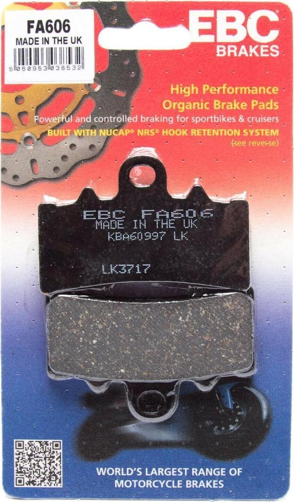 Ebc Fa606 2018-2023 Husqvarna Svartpilen 401 Uyumlu Ön Fren Balatası Organik Balata - Image 1