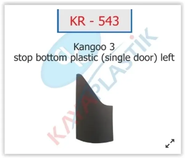 STOP ALT PLASTİĞİ SOL TEK KAPI KANGOO 3 8200642150 - Image 1