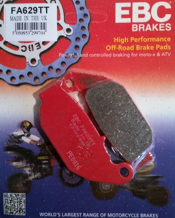 Ebc Fa629Tt 2013-2021 Honda CRF 250 L Uyumlu Arka Fren Balatası Karbon Balata - Image 1