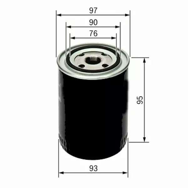 YAĞ FİLTRESİ FIESTA 1.8DI-FOCUS 1.8TDCI-1.8DI/TDDİ-1.8T-CONNECT 2002-2014 1.8TDCI TRANSIT T15-T12 2.5TD 1995-2001 4M5Q6714BA 4M5Q6714B1A 1322152 - Image 1