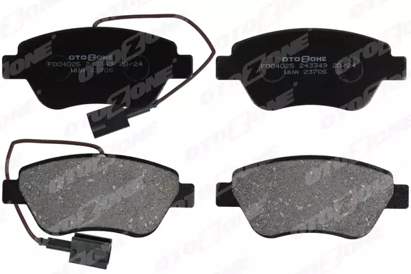 ÖN BALATA NEMO 1.3 HDİ 75 2009BIPPER 1.3 HDİ 75 2010BIPPER TEPEE 1.3 HDİ 2010 FIORINO 1.4 1.3D 2009 ÇİFT FİŞLİ 4254 C8 77365651 77364874 - Image 1