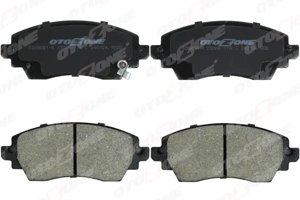 ÖN FREN BALATA TOYOTA COROLLA 1.6L 4A-FE ENJEKSIYONLU AE111 LUNA H/B 1998-2000 0446502030 0446502140 04465YZZBE - Image 1