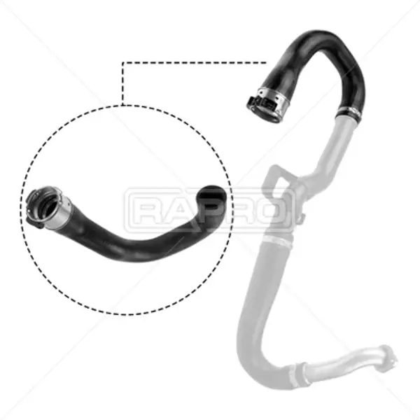 TURBO HAVA HORTUMU PLASTİK PARÇA HARİÇ OPEL CORSA D 2006-2014 1.3 A13DTC 55559258 5860547 - Image 1