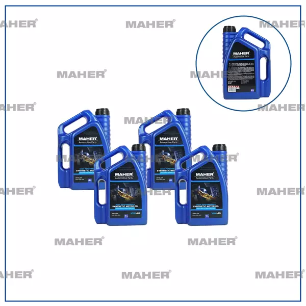 MOTOR YAĞI 10W/40 YARI SENTETİK SL-CF / 4LT 10W404 (4 ADET) - Image 1