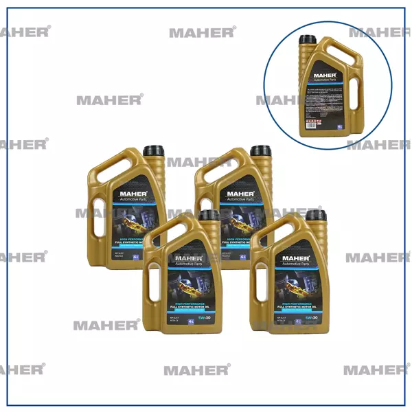 MOTOR YAĞI 5W/30 TAM SENTETİK SL-CF / 4LT 5W304 (4 ADET) - Image 1