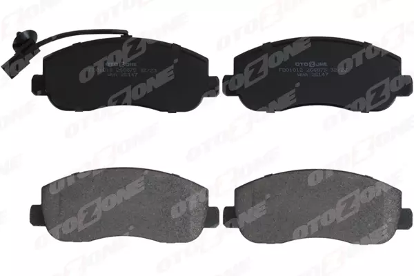 ÖN BALATA MASTER 3 2.3DCİ 2.2010-2013  MOVANO 2.3CDTİ 5.2010-2014  NISSAN NV400 2.3CDİ 2011 410604386R-4106000Q0L 410602889R 410603847R 410601061R - Image 1