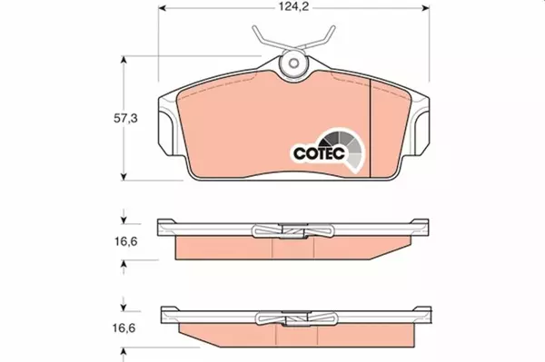 ÖN BALATA PRIMERA P11 1.6 2.0 1996-2012.02 ALMERA 1.5 1.8 20001.5DCİ 2.2DCİ 2003 410602F525 410602F526 WVA23093 - Image 1