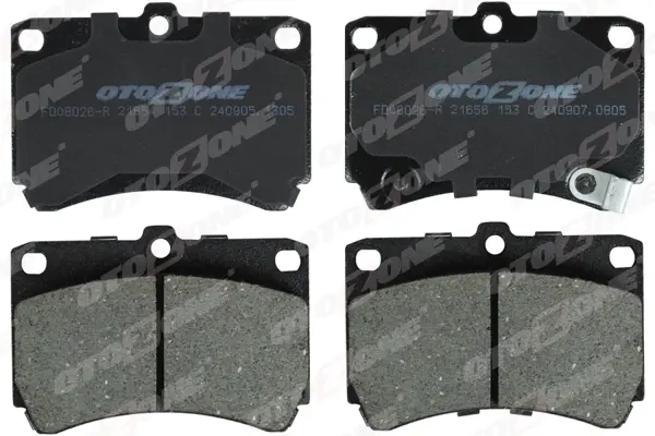 ÖN FREN BALATA MAZDA 323 1.6L B6 BG 1989-1995 / 1.5L Z5 DOHC BA 1996-1998 BRY73323ZA B5Y63323Z WVA21655 - Image 1