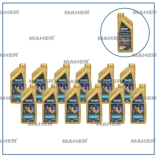 MOTOR YAĞI 5W/40 TAM SENTETİK SL-CF / 1LT 5W401CF (12 ADET) - Image 1