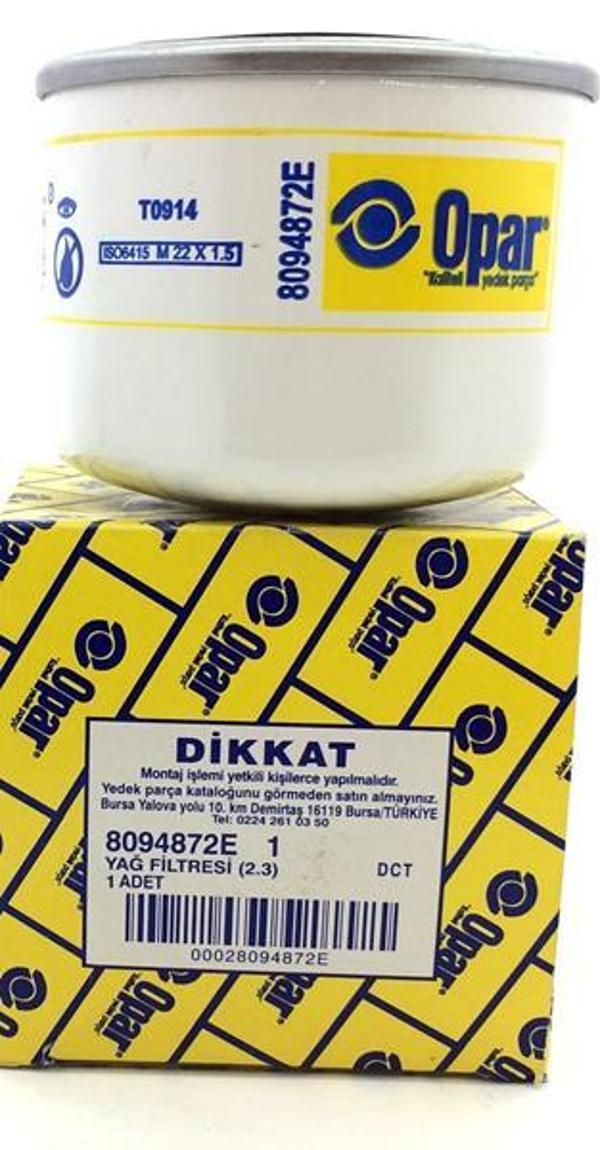 YAG FILTRESI DUCATO 3 IVECO DAILY 2.3JTD 2006 KARSAN J10 JEST 2.3JTD 2013 E4 E5 2995811 504091563 8094872 - Image 1