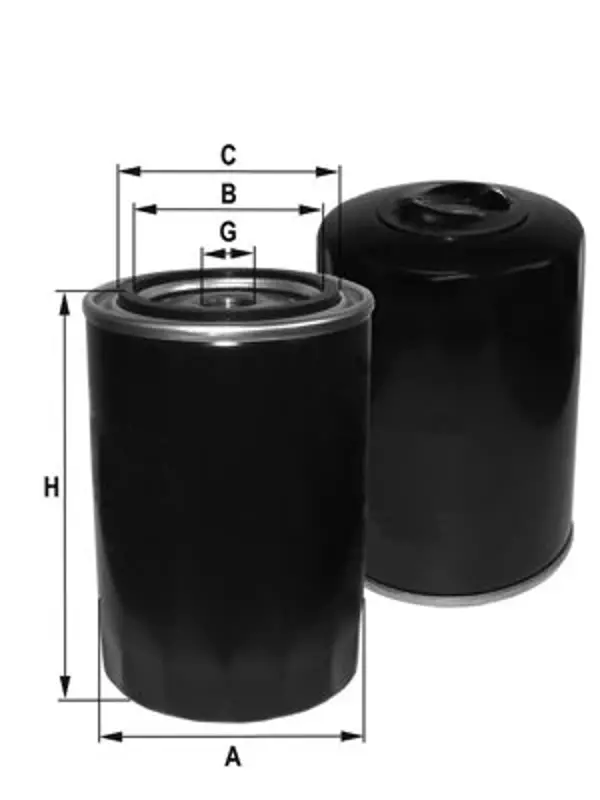 YAĞ FİLTRESİ CADDY 1995-2004 - GOLF 1983-1999 - JETTA 1980-1991 - PASSAT 1980-1996 - POLO 1986-1999 - LT35 W940/25 068115561A 068115561B 068115561C - Image 1