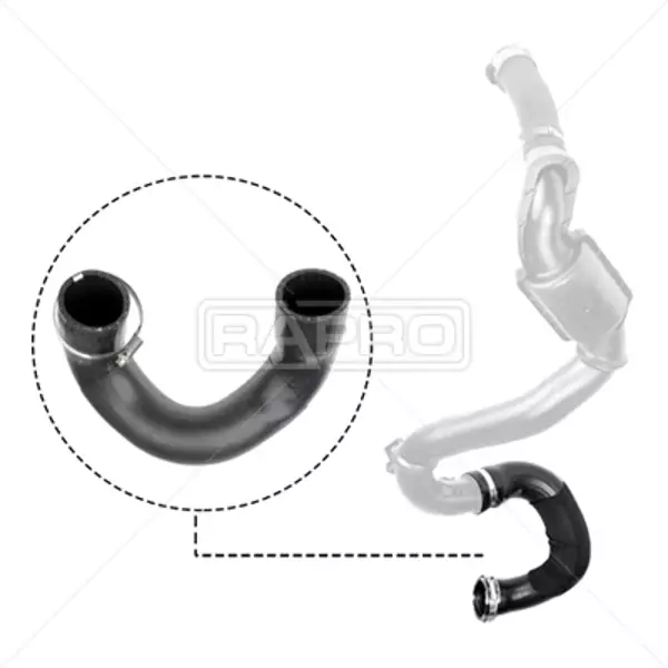 TURBO HORTUMU RENAULT TRAFIC 2 2006 OPEL VİVARO A 2006 2.0DCI 2.0CDTI BÜYÜK 144607066R 8200808665 93861970 - Image 1