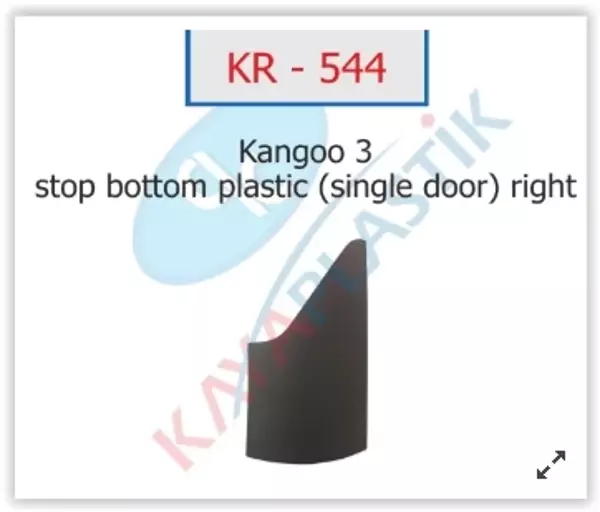 STOP ALT PLASTİĞİ SAĞ TEK KAPI KANGOO 3 8200642153 - Image 1