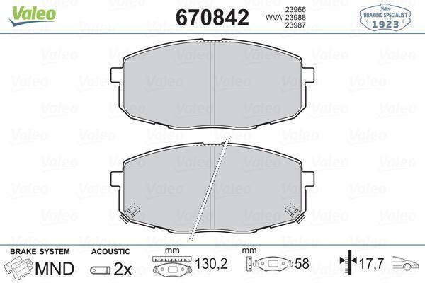 ÖN BALATA HYUNDAI İ30 1.4-1.6-2.0-1.6 CRDI-2.0 CRDI 2010-2007  KIA CEED 2006 581011HA10 - Image 1