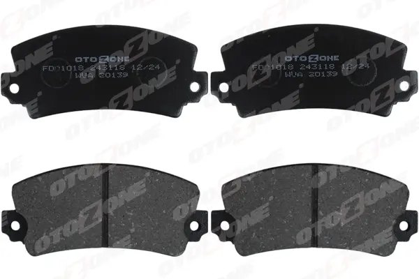 ÖN BALATA FİŞLİ R12 C15 VISA 1982-1991 GDB148 7702127301 7701201470 7701203068 - Image 1