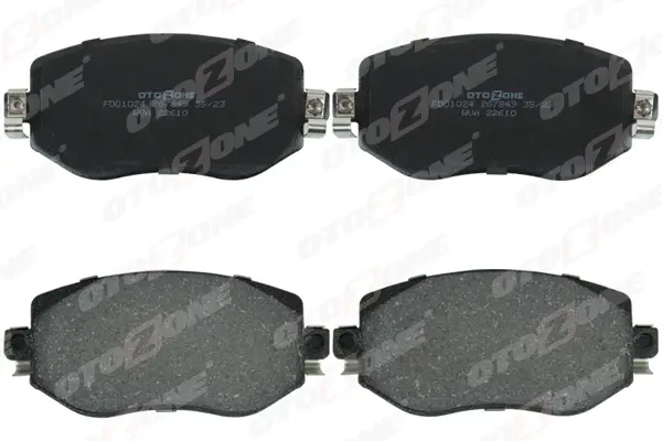 ÖN FREN BALATASI RENAULT MEGANE 4 2015 TÜM MOTOR TİPLERİ G:129MM Y:58.4 MM K:18MM 410603407R WVA22610 410605929R - Image 1