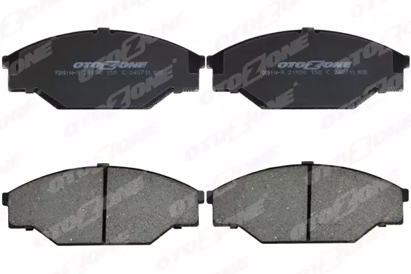 ÖN FREN BALATA TOYOTA HILUX 2.4L 2L-T LN85 LN145 4X2 1990-2004 / HIACE 2.4L 2L LH112 LH114 89- 0446535020 0446535320 04465YZZ56 - Image 1