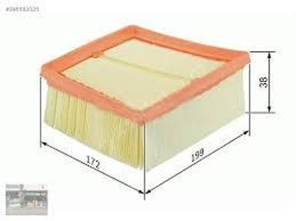 HAVA FİLTRESİ FORD FİESTA 5 1.6 TDCİ 90HP 11.2004 5S619601AA 1338536 - Image 1