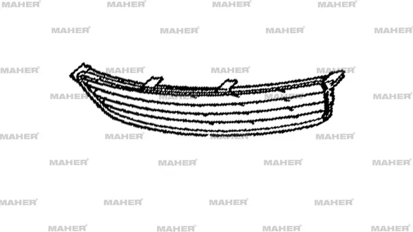 TAMPON IZGARASI COROLLA 2008-2010 53112 12210 - Image 1