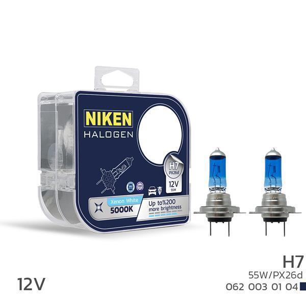 NIKEN 125 H7 55W BEYAZ IŞIK AMPUL PX26D 5000K UNIVERSAL - Image 1