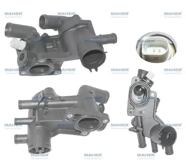 TERMOSTAT KOMPLE POLO / FABIA / IBIZA / CORDOBA 2002-2008 BBY-BBZ-BKY 1.4 032121111AP - Image 1