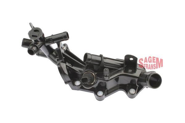 TERMOSTAT KOMPLE RENAULT CLIO 4 2012 CAPTUR 2013 SANDERO 2 2013 SYMBOL 3 2014 0.9TCE 1.2TCE MÜŞÜRLÜ 110608635R 110606217R 1106000Q1D - Image 1