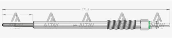 KIZDIRMA BUJİSİ (ISITMA) L-200 2010-2015 115 1820A020 (10 ADET) - Image 1