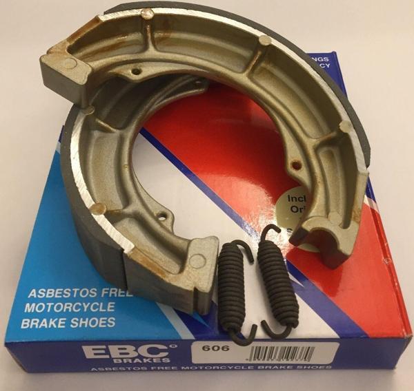 Ebc S606 2004-2015 Hyosung GV 250 Uyumlu Arka Fren Balatası Yaylı Kampana Set - Image 1