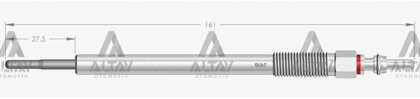 KIZDIRMA BUJİSİ (ISITMA) L-200 2015 407805 0200 (10 ADET) - Image 1