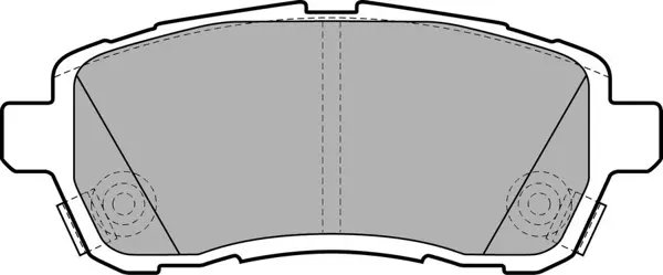 ÖN BALATA FIESTA 6 1.4-1.4TDCİ 1.6 TDCI 2008SWIFT 2010 JUSTY 2007 MAZDA 2 2007 SIRION 2008 FTE KIRMIZI KUTU 1550219 85512K021AA 04465B1120 - Image 1