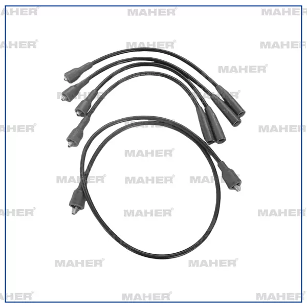 BUJİ KABLOSU TAKIM R9 1985-2000 SPRING 1.4 7702252450 - Image 1