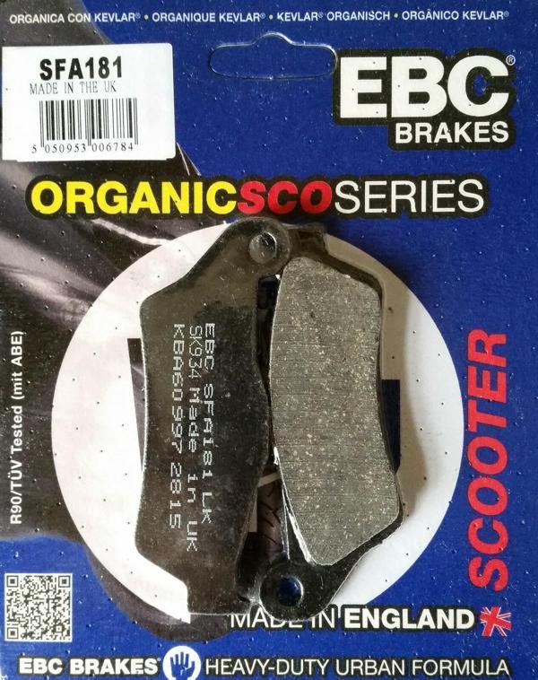 Ebc Sfa181 2012-2016 Aprilia SRV 850 İ.E. ABS Ön Fren Balatası Organik Balata - Image 1