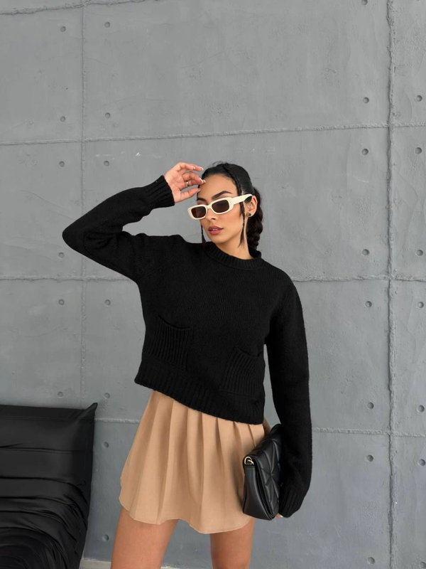 Cepli triko kazak siyah - Image 1