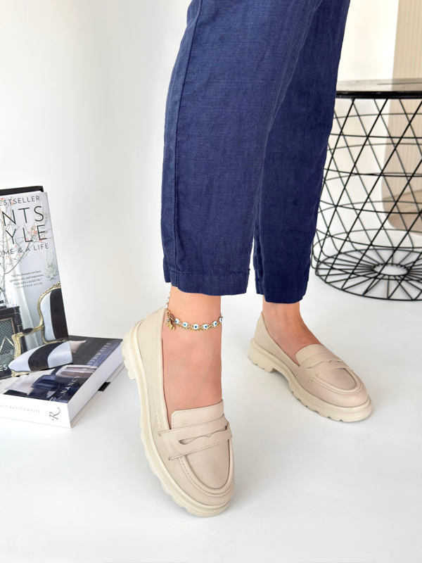 Narli Bej Cilt Oxford Ayakkabı - Image 1