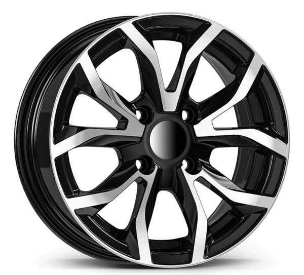 EMR-F15034-03 6.5x15" -4x108 534-3 ET25 65.10 Black Diamond Jant (4 Adet) - Image 1