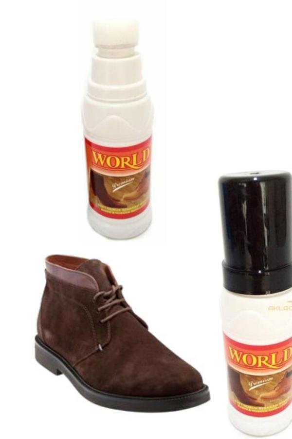 Koyu Kahverengi Nubuk Boya Süet Ayakkabı Çanta Boyası Bot Boyası - Image 1