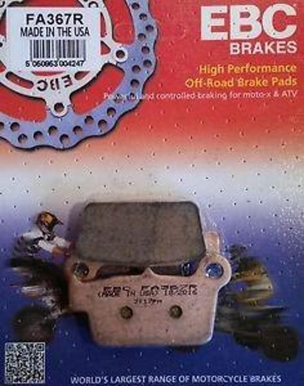 Yamaha Wr 450 F Arka Fren Balatası Ebc Fa367R Sinterli Balata - Image 1