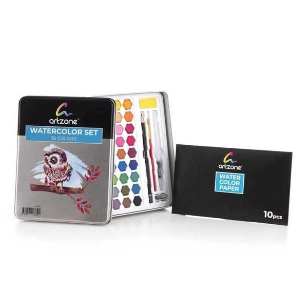 Supertrend 36 Renk Suluboya Seti Kağıt ve Aksesuar Hediyeli - Image 1