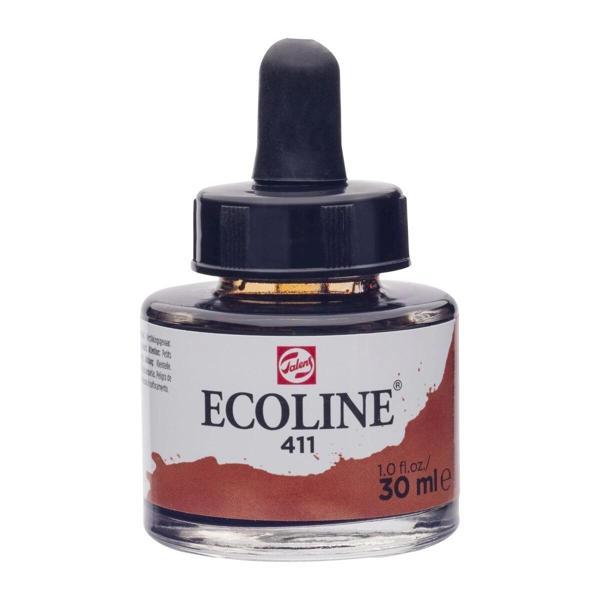 Supertrend Ecoline Sıvı Suluboya 30 ml. 411 Burnt Sienna - Image 1
