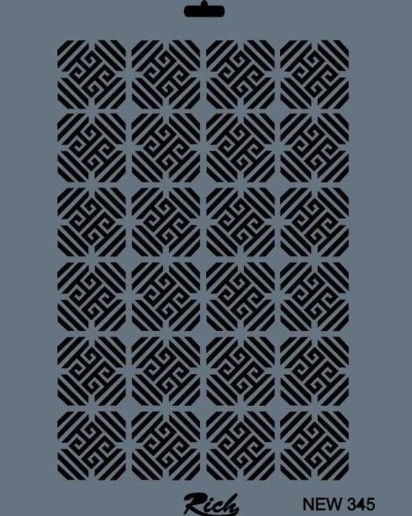 Supertrend Stencil Boyama Şablonu 25x35 cm. NEW-345 - Image 1