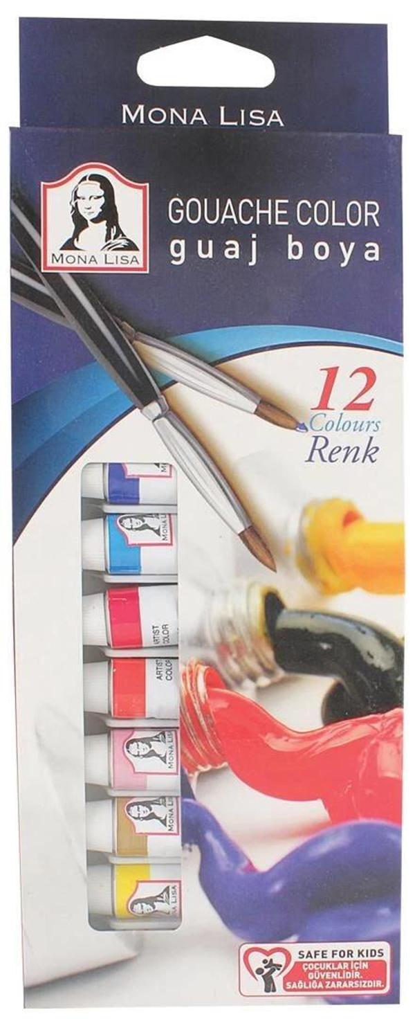 Supertrend Mona Lisa Guaj Boya Seti 12 Renk x 12 ml. Tüp - Image 1